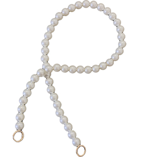 包带肩带高档包包珍珠链条配件单买珍珠包链替换手机链条斜挎带子