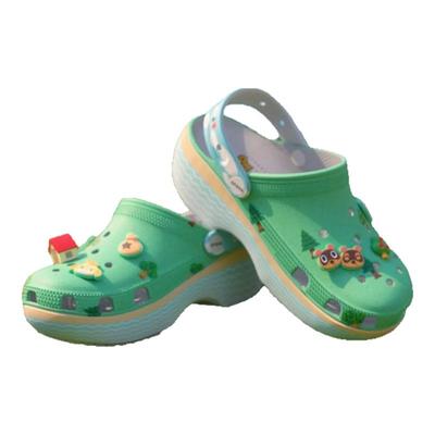 Crocs卡骆驰洞洞鞋女鞋动物森友会联名款夏季沙滩鞋包头凉鞋拖鞋