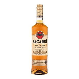 【官方正品】Bacardi百加得金朗姆鸡尾酒洋酒烘培调酒基酒750ml