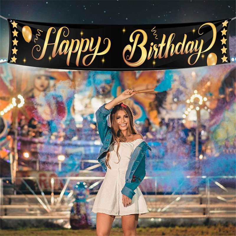 新款直销新款圣诞节装饰品字母横幅装饰节日派对气氛布置拉旗生日