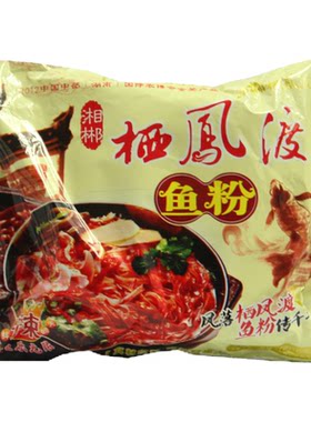 正宗栖凤渡鱼粉湖南24包宽米粉辣