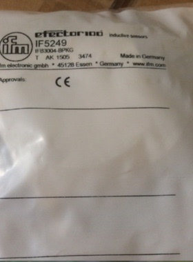 议价IF5249 电感式感测器 IFB3004-BPKG德国易福门IFM