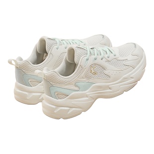 乔丹网面休闲鞋女运动鞋2026春季新款厚底增高老爹鞋薄荷绿女鞋子