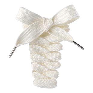 野象鞋带适用adidas阿迪达斯鲨鱼面包鞋鞋带男女宽扁运动板鞋白色