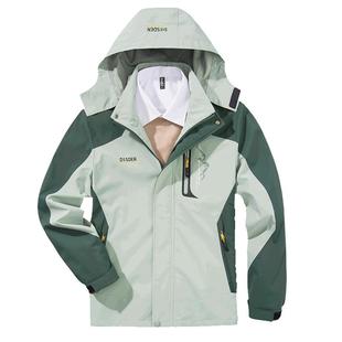 清仓冲锋衣男女春秋薄款户外防风潮牌女士西藏登山服单层夹克外套