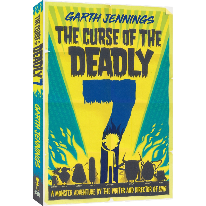 The Curse of the Deadly 7 致命七人组1-3 怪物冒险系列 中学课外读物 中长篇章节小说 Garth Jennings 英文原版进口图书