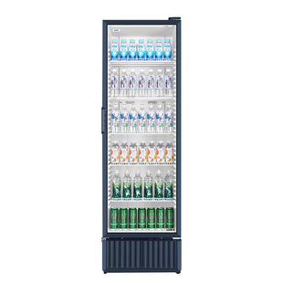 海尔412/537/339/607立式风冷展示柜冷藏保鲜柜饮料蛋糕商用冰柜