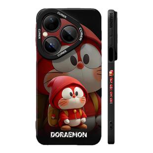 适用华为pura90手机壳新款p90promax硅胶卡通p80ultra多啦a梦p70pro+散热huawei外壳保护套原创高级防摔男生