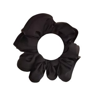 公主落难发圈女高级感猪大肠简约头花大号木耳边丸子头专用发绳