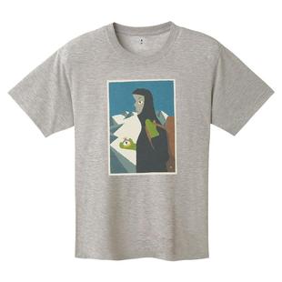 Montbell日本2025年夏季新款户外速干印花圆领短袖T恤男女情侣款