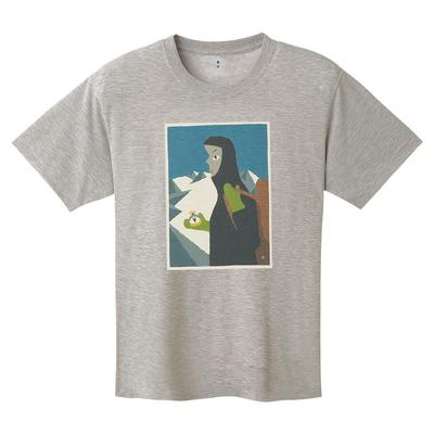 Montbell日本2025年夏季新款户外速干印花圆领短袖T恤男女情侣款