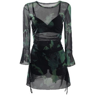 泳衣女2026新款比基尼三件套性感长袖防晒高级感绝美温泉度假泳装