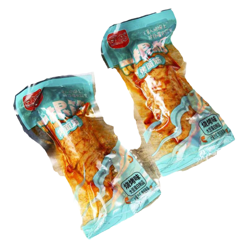 豆多奇一根筋烤面筋素肉零食散称小包装烧烤办公室小吃豆干辣条