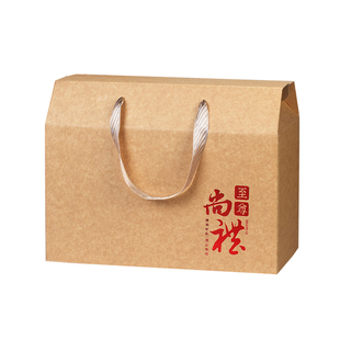 2026马年春节年货礼盒包装盒空盒高档烫金腊味特产手提礼品盒定制