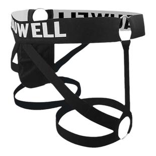 男士丁字裤性感捆绑式可调节夹臀公0男生PP房事趣味男男内裤潮