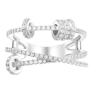 apm MONACO时来运转戒指女纯银小众轻奢送女友生日礼物