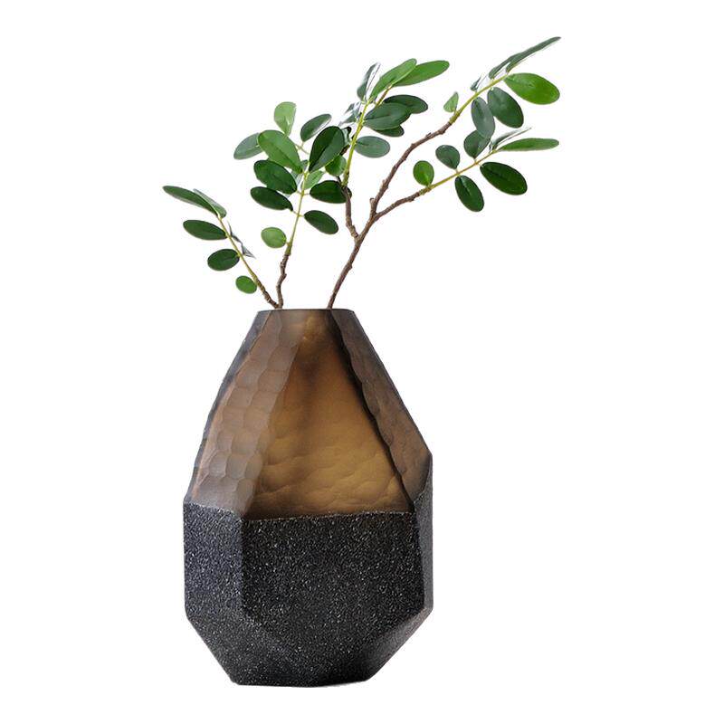 现代玻璃创意瓶子花瓶摆件插花干花家用器家居装饰品大客厅花插花