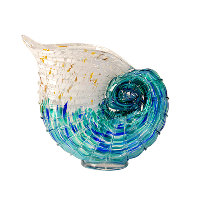 创意高级感海螺花瓶摆件