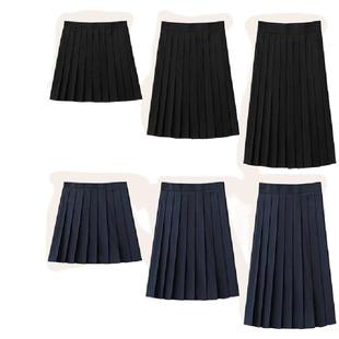 樱奈家纯色A字裙 原创日系百褶短裙学院风JK制服裙高腰显瘦显腿长