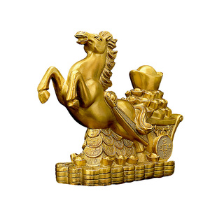 1财运亨通招财马摆件客厅老板办公室酒柜生肖马装饰品公司开业