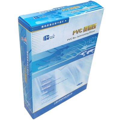 谷奇pvc免层压双面喷墨白卡厂价