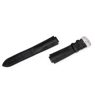 德克力时适配卡地亚鳄鱼皮手表带男款蓝气球真牛皮表带女原装配件