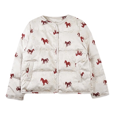 利达 NEW DADADA【青柠苏打】时尚休闲修身气质羽绒外套QHM3883