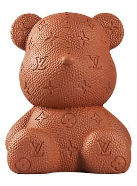 瑾礼 新款时尚皮革暴力熊桌面玄关茶几卧室摆件存钱罐情人节礼物