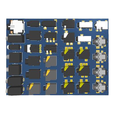 常见音频接口连接器PCB封装库 CUI 2.5_3.5mm Altium格式带3D模型
