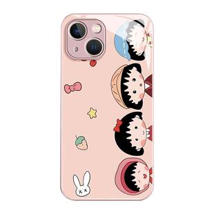 樱桃小丸子适用vivos18e手机壳x100玻璃套s17/s16/s15/s12卡通x90/x80/x70/x60防摔iQOOneo9/8镜面y100i小众