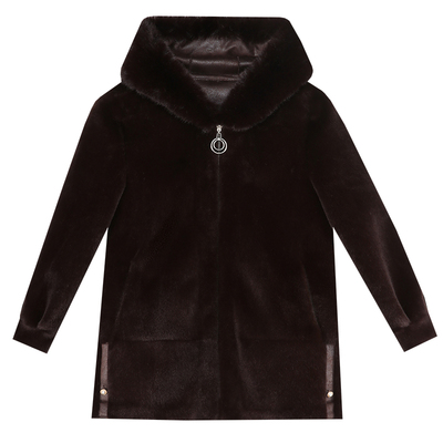 端庄大气妈妈羊毛呢外套女秋冬装