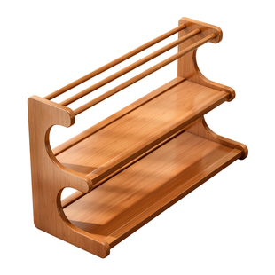 桌面茶杯架子茶桌复古博古架茶叶茶具置物架台式小型摆放展示收纳