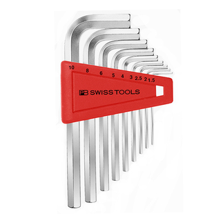 原装瑞士PB SWISS TOOLS 平头内六角扳手组套 210.H-2/4/5/6/8/10
