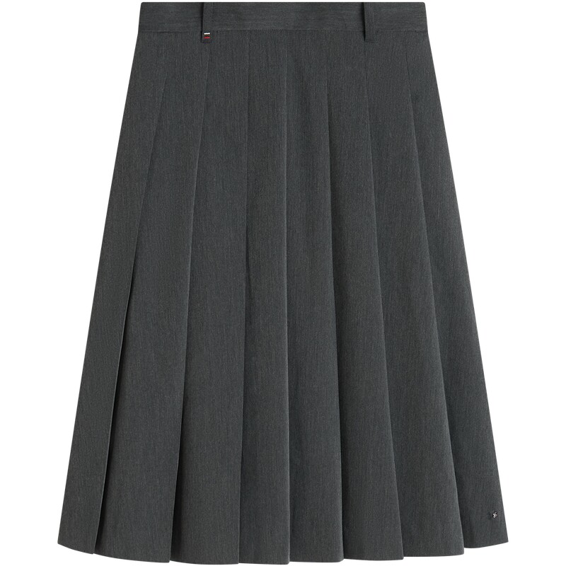Tommy女装高腰A字百褶半身裙