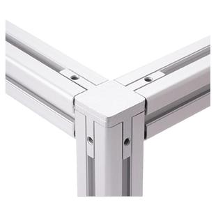 铝型材三维直角连接件铝材内置角连接4040铝合金l固定件加工定制