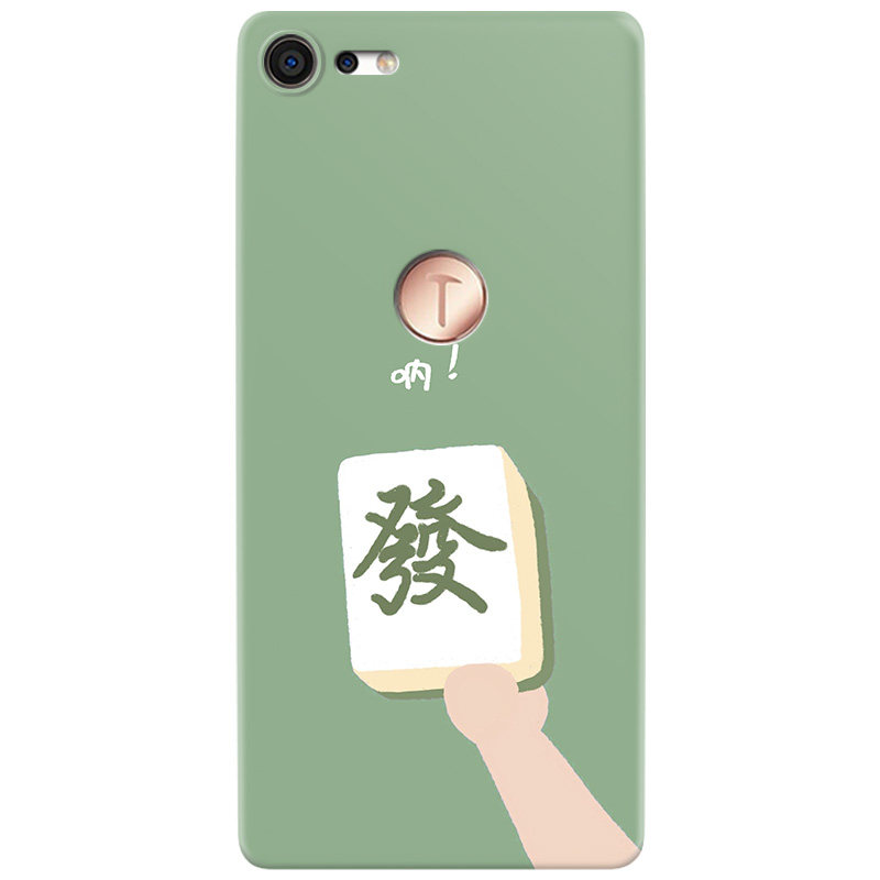 打麻将发财适用锤子坚果pro3手机壳R2华硕ROG9/8/7/6/5/3PRO可爱白板自摸女款防摔软硅胶