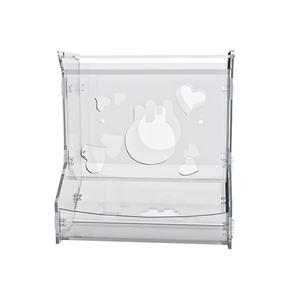 umi爱心兔耳朵草架大容量优质亚克力自动落草悬挂趣味进食