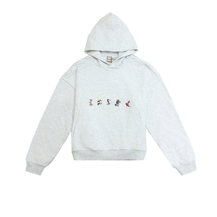 【商场同款】LALABOBO卫衣25年秋新潮原创连帽巨好看印花百搭外套