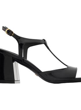 【限时礼遇】SW FLAREBLOCK T-STRAP 方头粗跟T字带凉鞋女