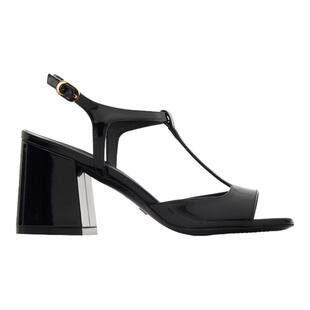 SW FLAREBLOCK T-STRAP SANDAL 方头喇叭形粗高跟T字带凉鞋女