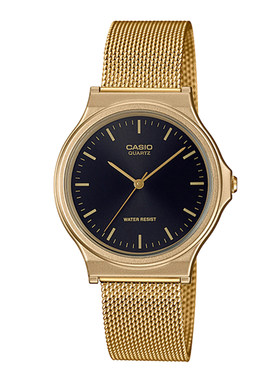 卡西欧正品时尚潮流女士石英金表