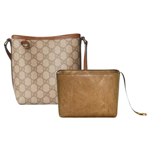 宛乐杜邦纸适用Gucci古驰GG Emblem水桶包内胆迷你小中号轻薄内袋