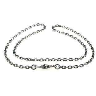 主师新款银饰全新项链925纯银太角链时尚男女骷髅S挂钩长款锁骨链