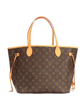 【自营】Louis Vuitton/路易威登中古95新/中Neverfull植鞣革更新