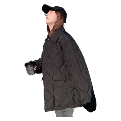 和锋金羽短款韩系外套棉服