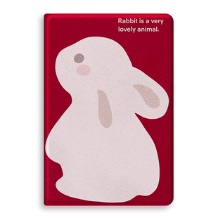 适用ipad保护套pro2025平板壳2024第11代10苹果air7红底小兔11寸6卡通mini5迷你2全包边4防摔2022三折3带笔槽