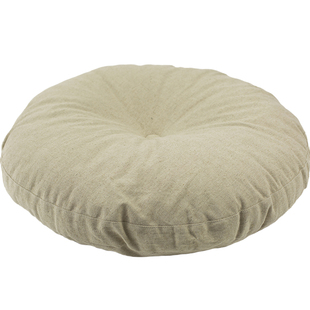 天然亚麻可拆洗大蒲团坐垫 榻榻米地板加大飘窗瑜伽练功垫