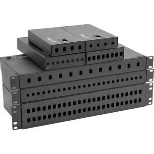 华杰恒讯 定制升级加厚光纤机架终端盒SC/LC/ST/FC4口8口12口24口48口12芯圆口电信级配线架熔纤盘接线熔接盒