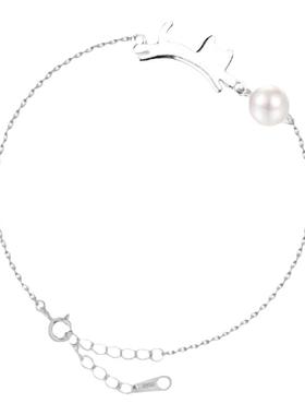 小众设计感红色爱心手链