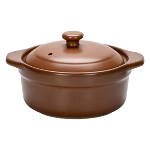 米线砂锅商用棕色小号耐高温麻辣烫专用土豆粉炖锅鸡公煲沙锅粥